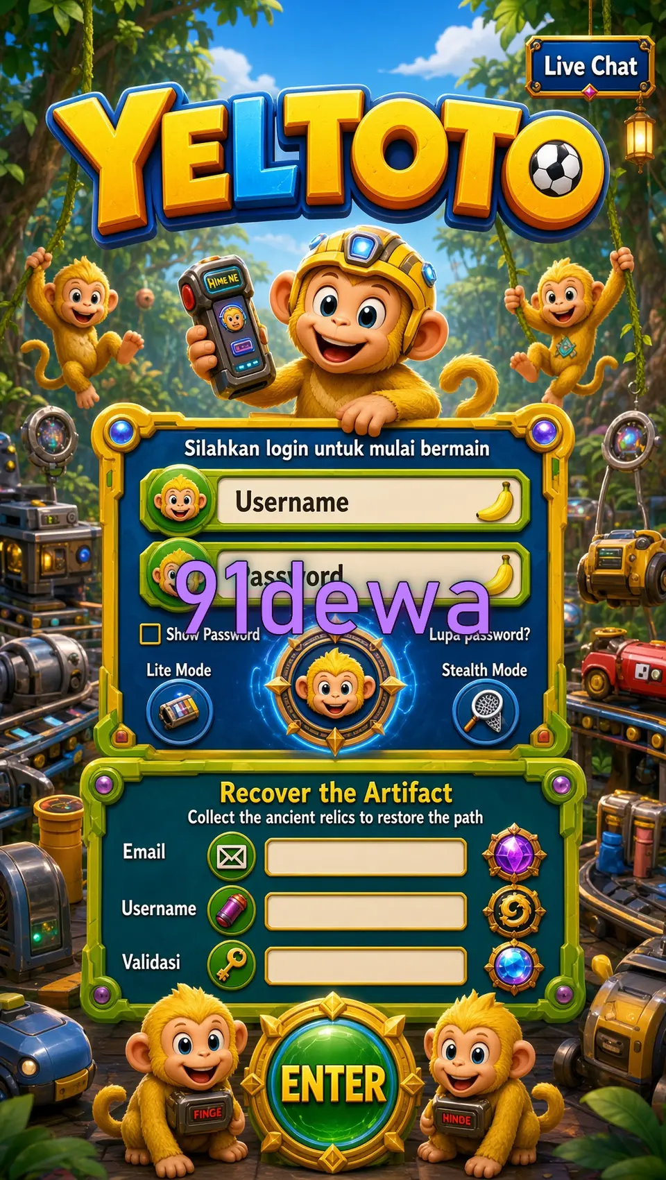 91dewa Tangkapan Layar - APK Resmi